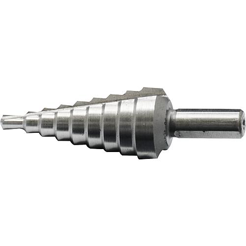 HSS-Stufenbohrer mit gerader Nute, 4-20mm,  9 Stufen