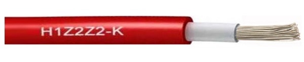 Solarkabel H1Z2Z2-K 1x6 rot - Meterware